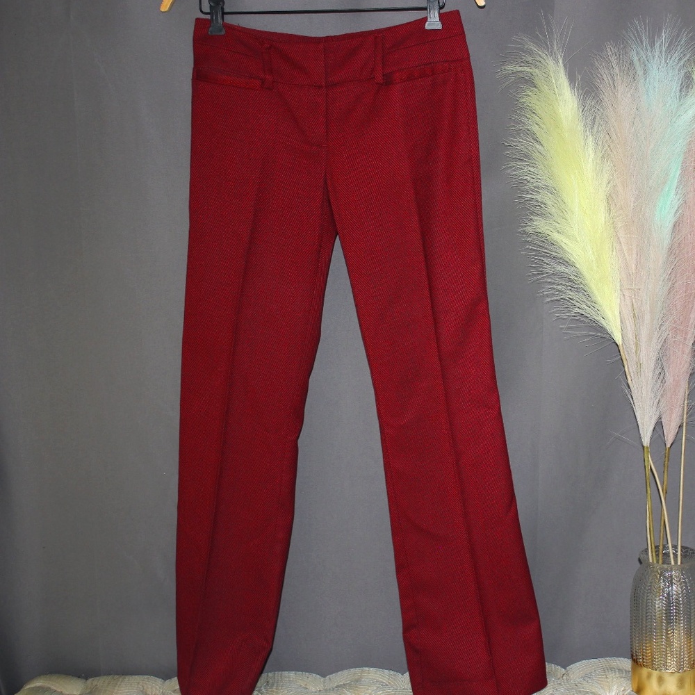 7th Avenue Suiting Collection New York & Co Pants Women Size 4 Red